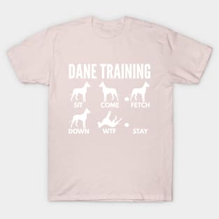 Great Dane Training Dane Dog Tricks T-Shirt